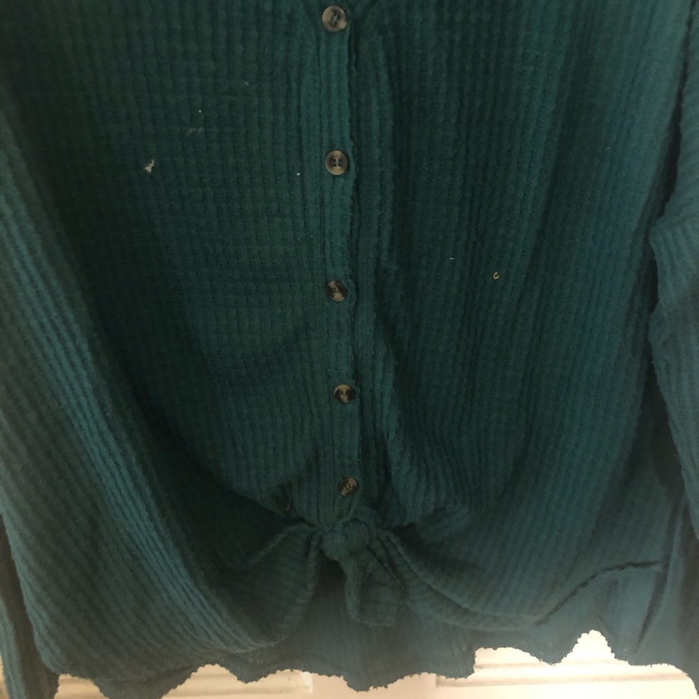 Jojo Oversized Button Down Thermal - image 2